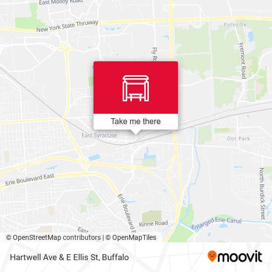 Hartwell Ave & E Ellis St map