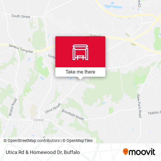 Utica Rd & Homewood Dr map