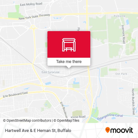 Hartwell Ave & E Heman St map