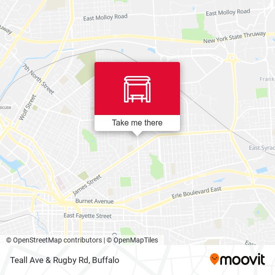 Mapa de Teall Ave & Rugby Rd