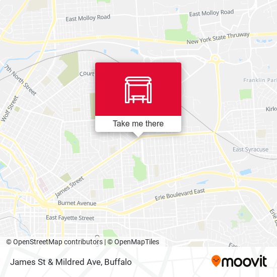 Mapa de James St & Mildred Ave