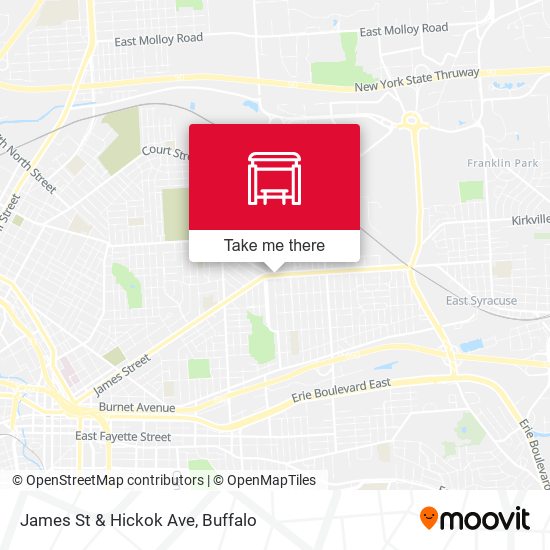 Mapa de James St & Hickok Ave