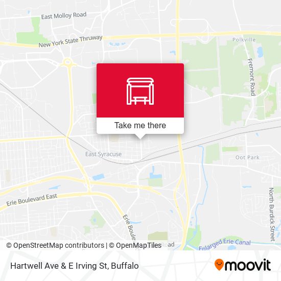 Mapa de Hartwell Ave & E Irving St