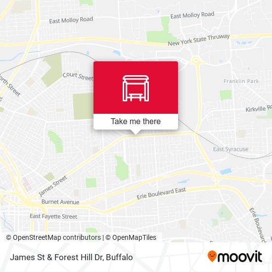 Mapa de James St & Forest Hill Dr