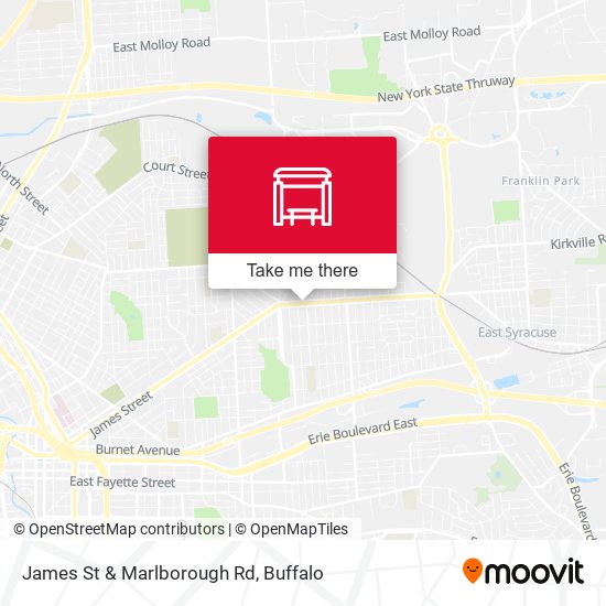 Mapa de James St & Marlborough Rd