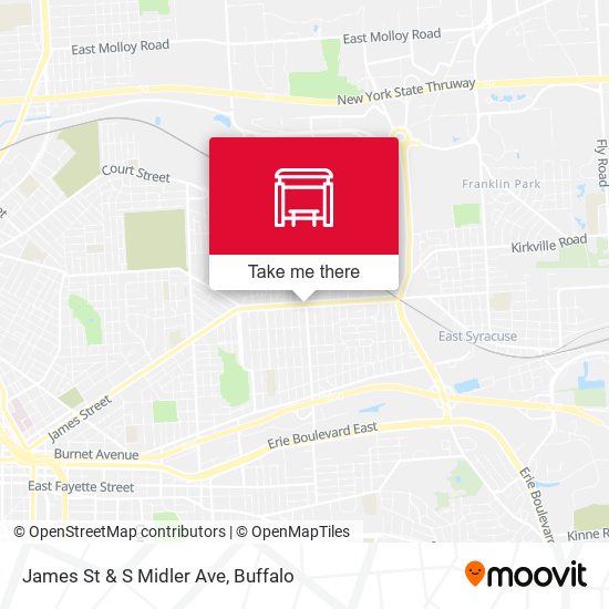 Mapa de James St & S Midler Ave