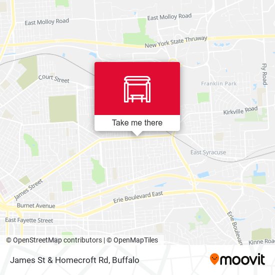 James St & Homecroft Rd map