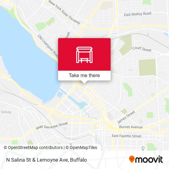 N Salina St & Lemoyne Ave map