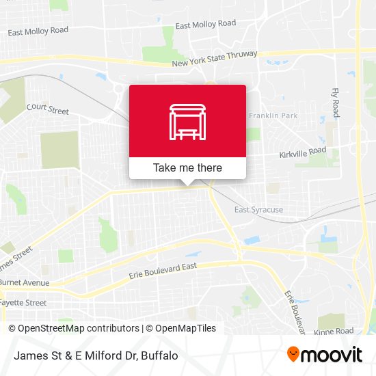 Mapa de James St & E Milford Dr
