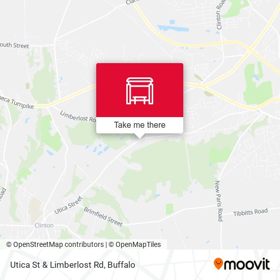Utica St & Limberlost Rd map