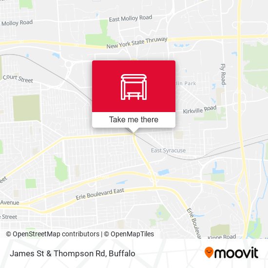 James St & Thompson Rd map