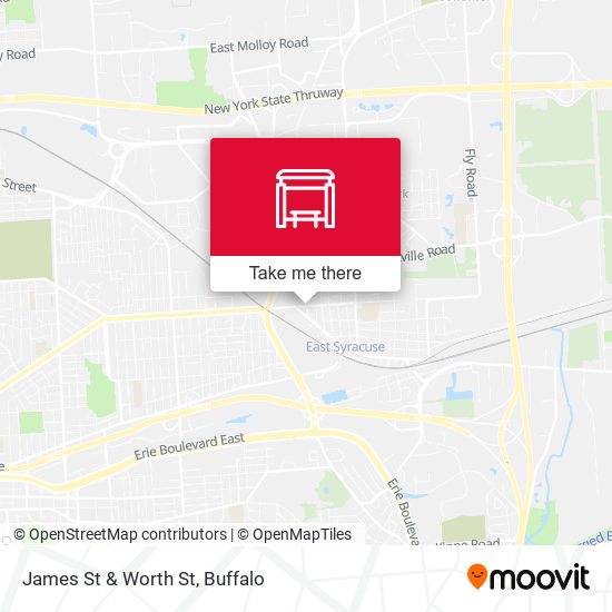Mapa de James St & Worth St