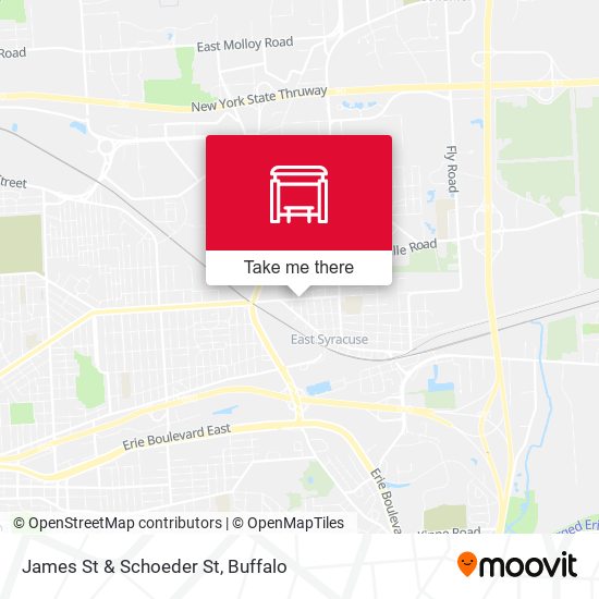 Mapa de James St & Schoeder St