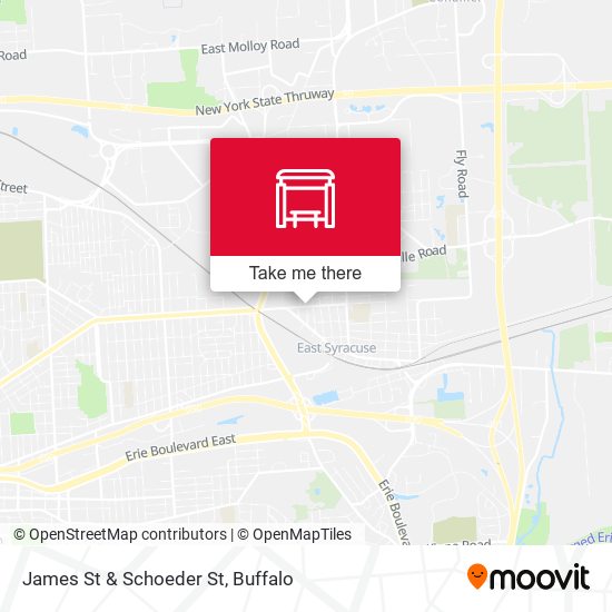 James St & Schoeder St map