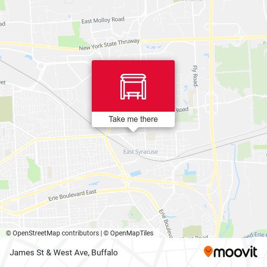 Mapa de James St & West Ave