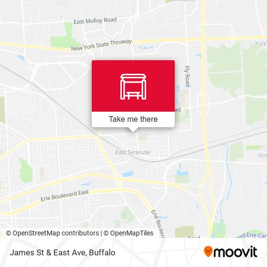 Mapa de James St & East Ave