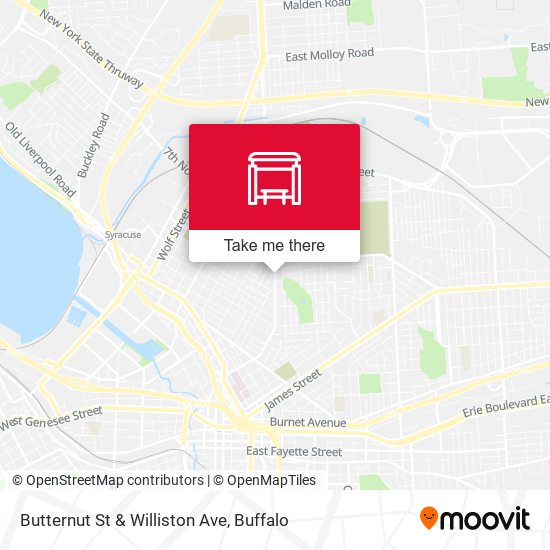 Mapa de Butternut St & Williston Ave