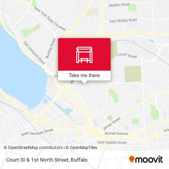 Mapa de Court St & 1st North Street