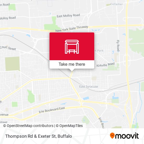 Mapa de Thompson Rd & Exeter St