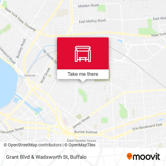 Grant Blvd & Wadsworth St map