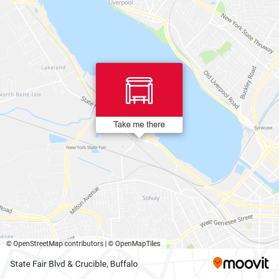 State Fair Blvd & Crucible map