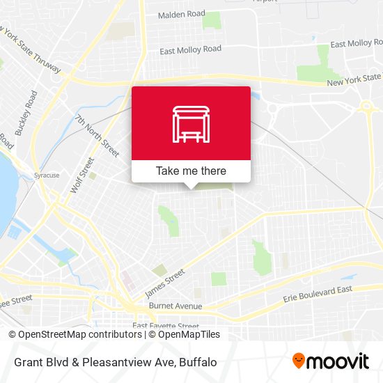 Grant Blvd & Pleasantview Ave map