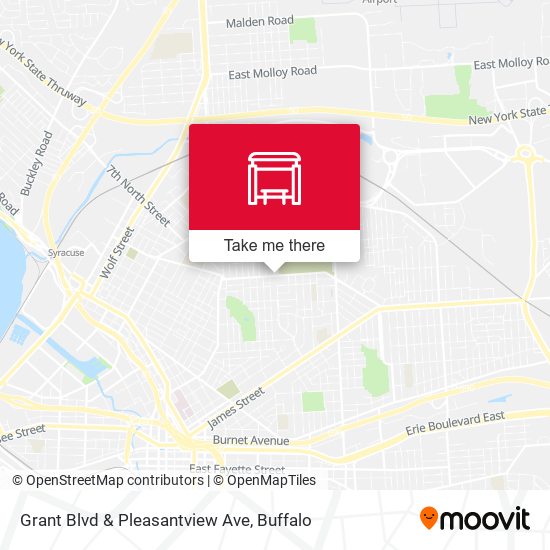 Grant Blvd & Pleasantview Ave map