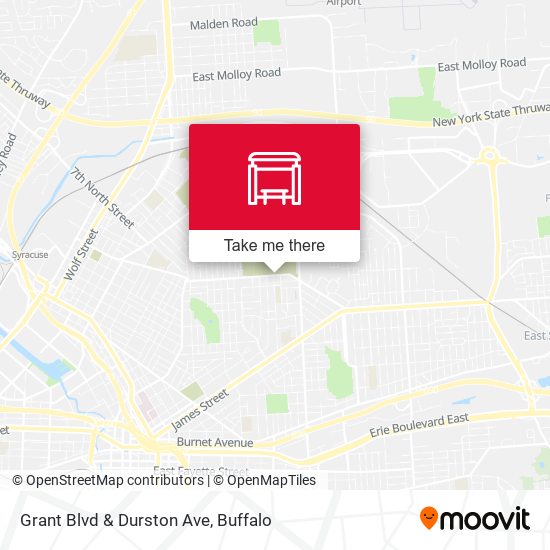 Grant Blvd & Durston Ave map