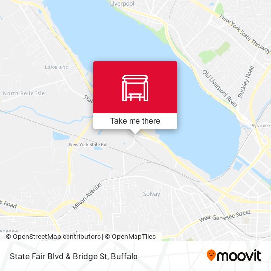 State Fair Blvd & Bridge St map