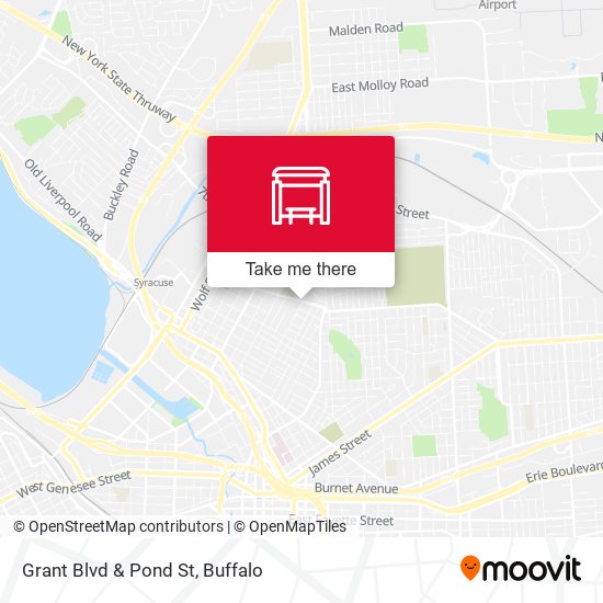 Mapa de Grant Blvd & Pond St