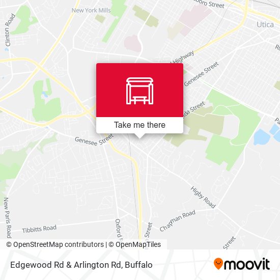 Edgewood Rd & Arlington Rd map