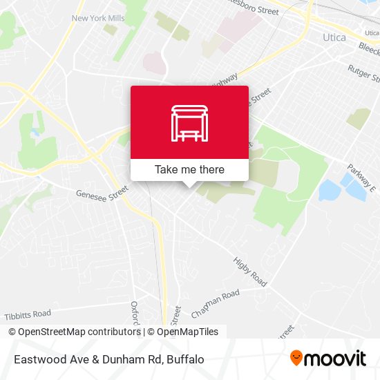 Mapa de Eastwood Ave & Dunham Rd