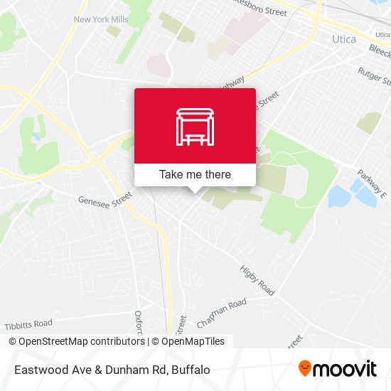Mapa de Eastwood Ave & Dunham Rd