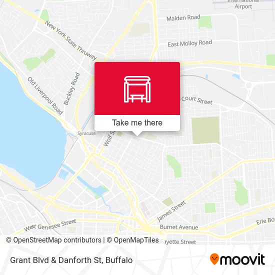 Grant Blvd & Danforth St map