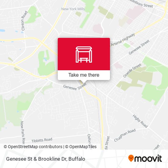 Mapa de Genesee St & Brookline Dr