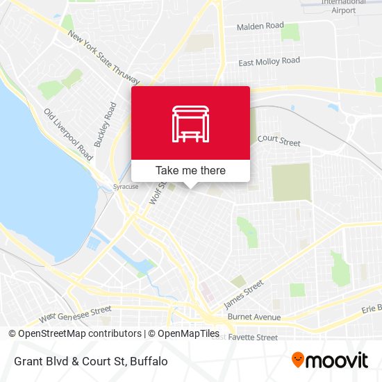 Grant Blvd & Court St map