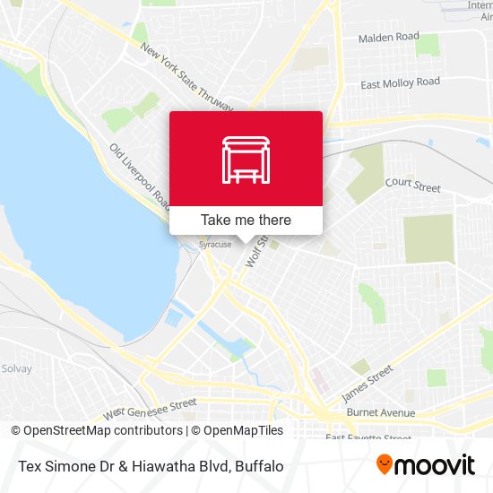 Mapa de Tex Simone Dr & Hiawatha Blvd