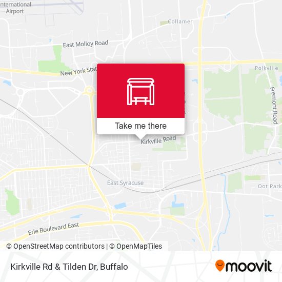 Kirkville Rd & Tilden Dr map