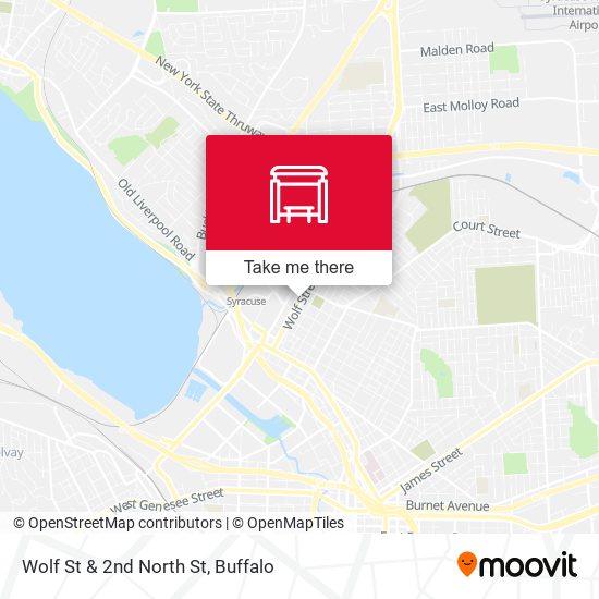 Mapa de Wolf St & 2nd North St