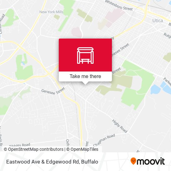 Mapa de Eastwood Ave & Edgewood Rd