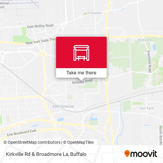Mapa de Kirkville Rd & Broadmore La