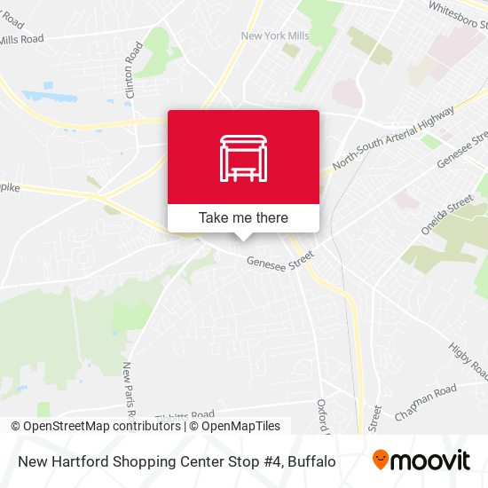 New Hartford Shopping Center Stop #4 map
