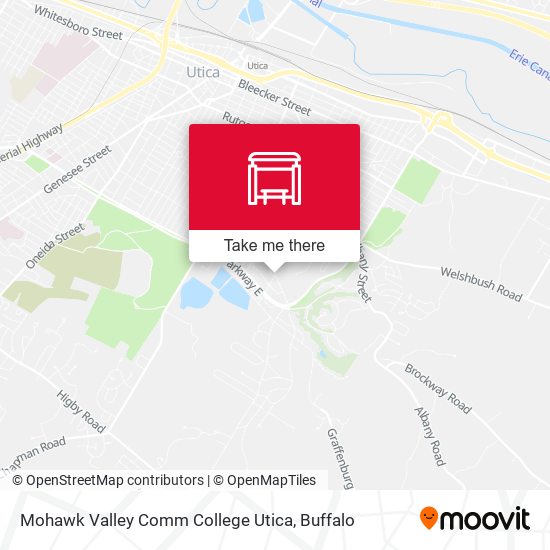 Mohawk Valley Comm College Utica map