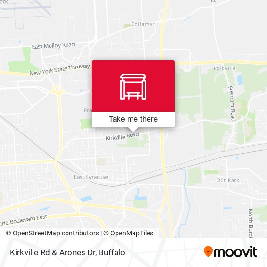 Mapa de Kirkville Rd & Arones Dr