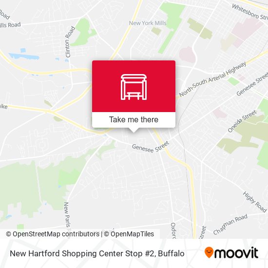 New Hartford Shopping Center Stop #2 map