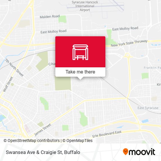 Mapa de Swansea Ave & Craigie St