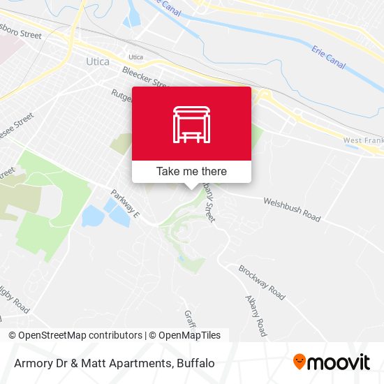 Armory Dr & Matt Apartments map