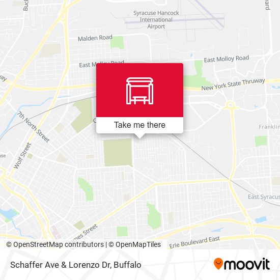Mapa de Schaffer Ave & Lorenzo Dr