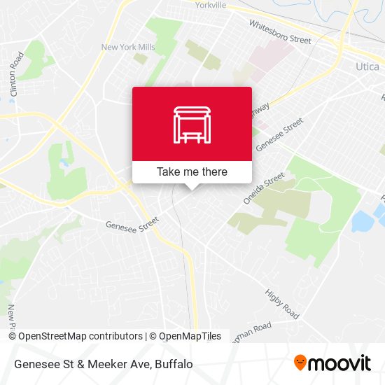 Mapa de Genesee St & Meeker Ave