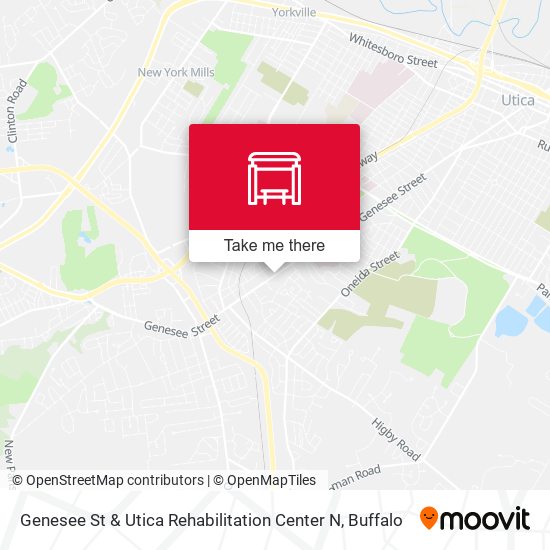 Mapa de Genesee St & Utica Rehabilitation Center N